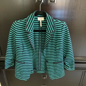 Laundry 3/4 sleeve stripe jacket-size 4